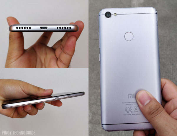 Design of the Xiaomi Redmi Note 5A Prime.