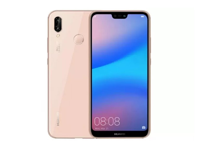 The Huawei P20 lite in pink.