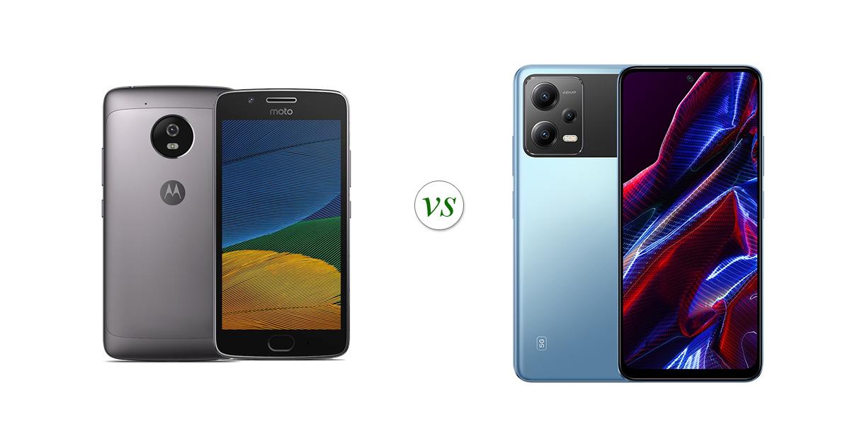 Motorola Moto G5 Plus vs POCO X5 5G: Side by Side Specs Comparison