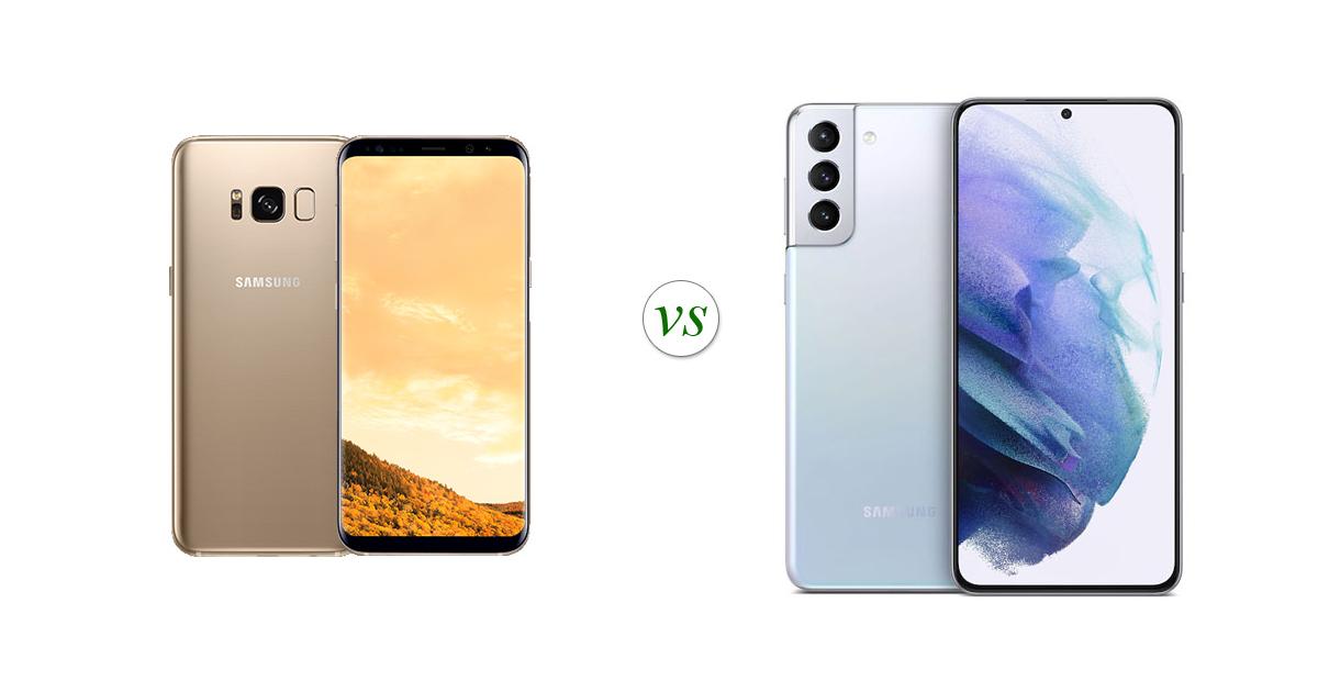Samsung Galaxy S8+ vs Samsung Galaxy S21+ Side by Side Specs Comparison