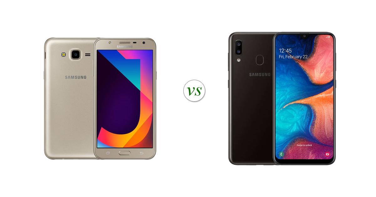 j7 pro vs a20