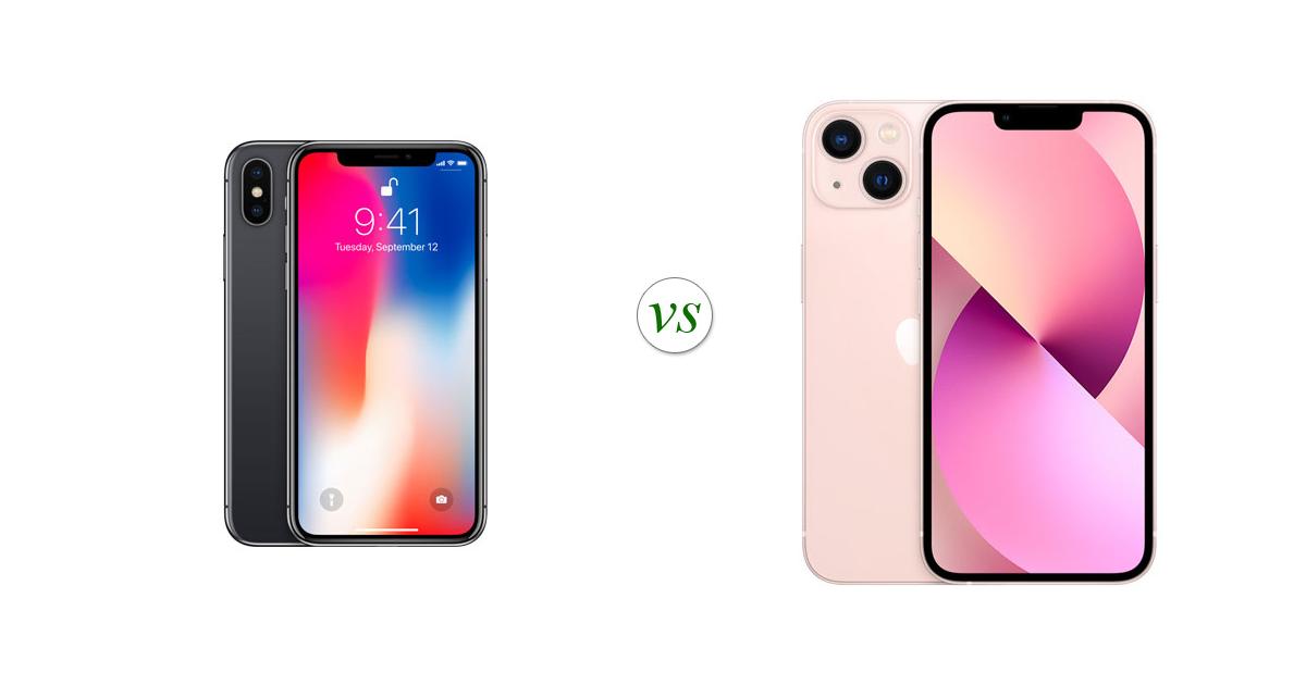 Apple iPhone X vs Apple iPhone 13 Side by Side Specs Comparison
