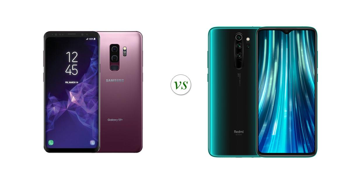 samsung s9 plus vs xiaomi redmi note 10 pro