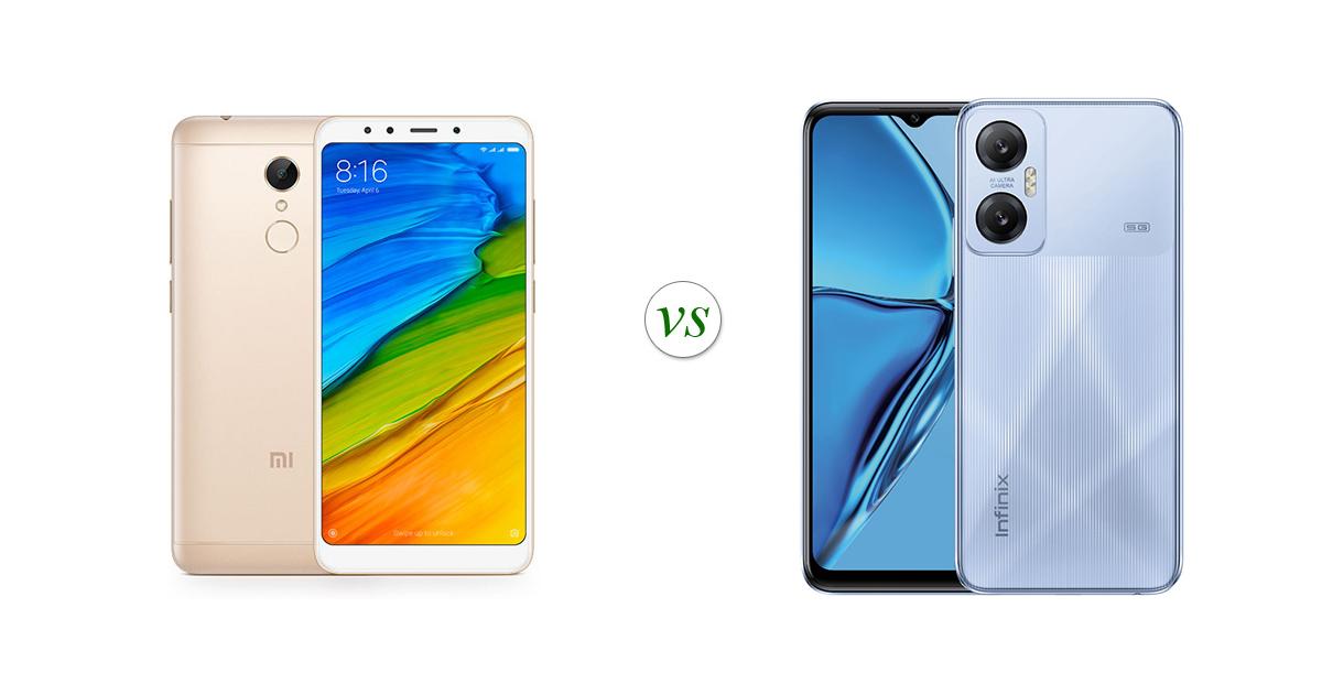 Xiaomi Redmi 5 vs Infinix Hot 20 5G: Side by Side Specs Comparison