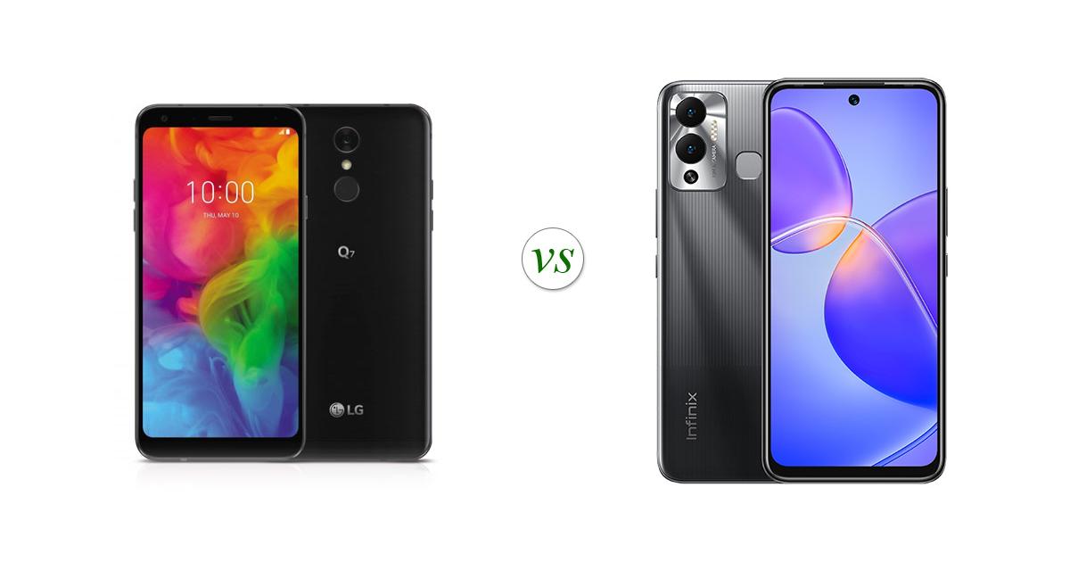 Lg q7 vs infinix hot 12 play side by side specs comparison