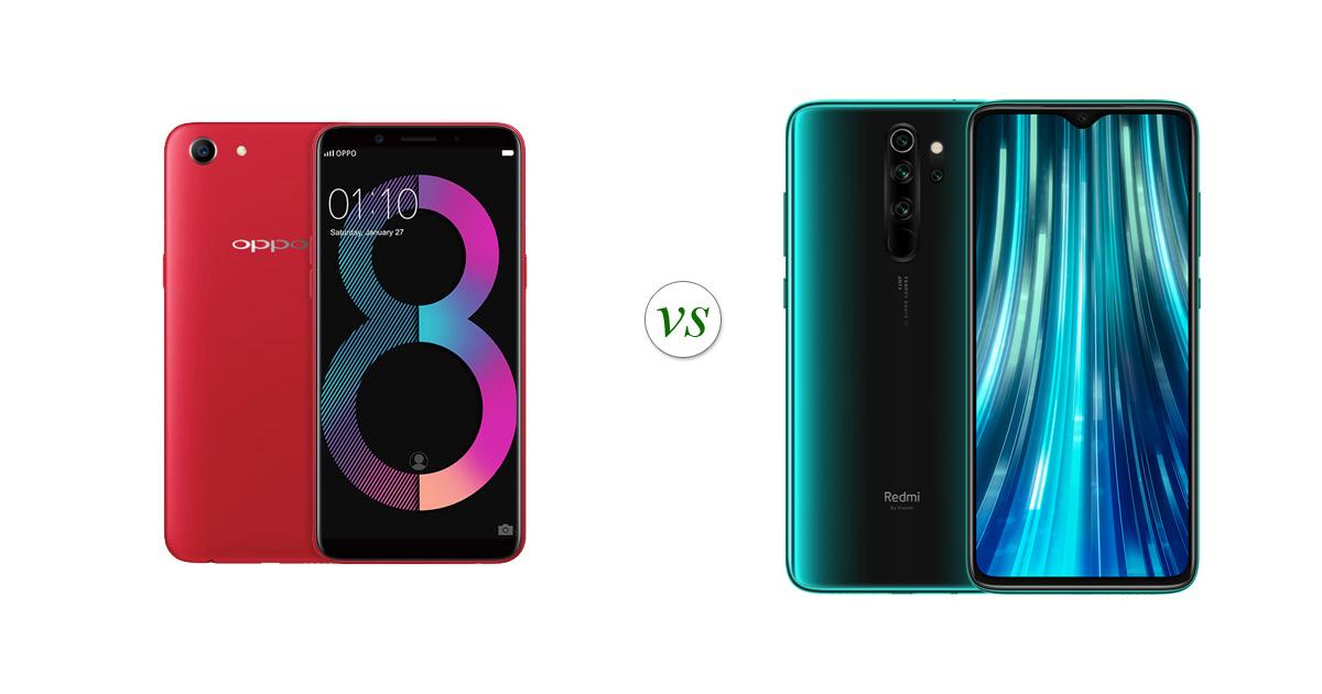 comparison between redmi note 8 pro and oppo a9 2020