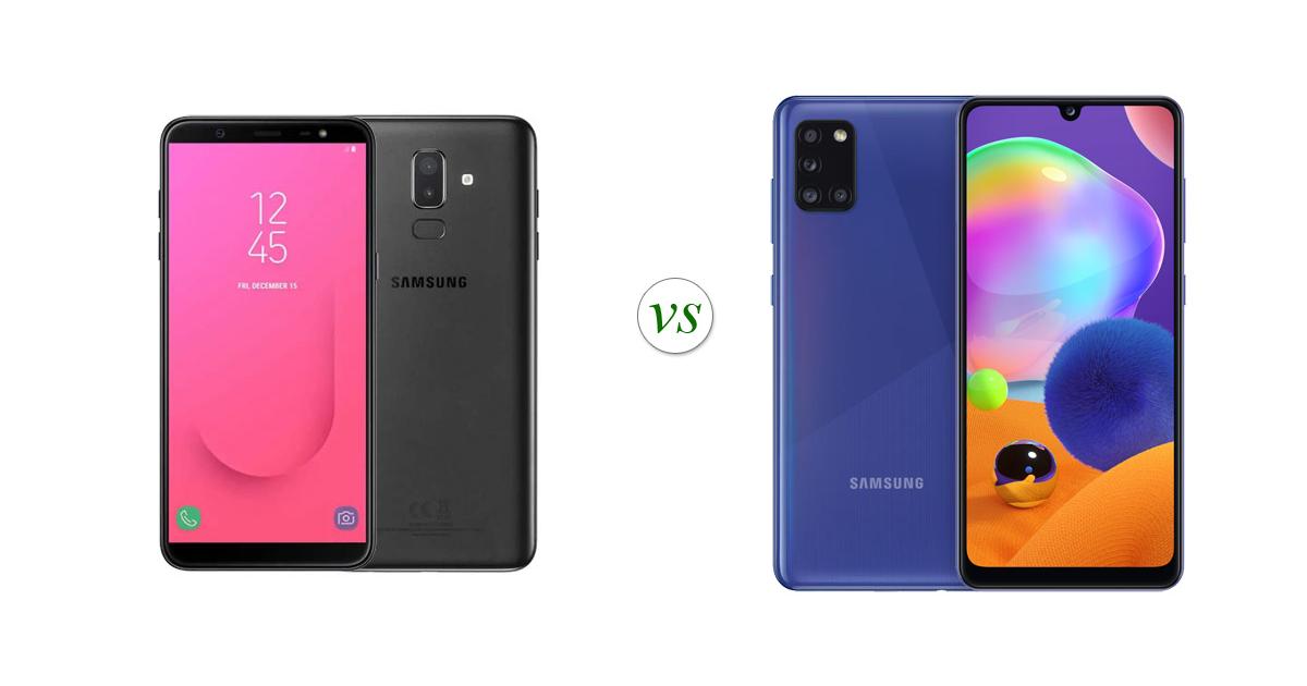 samsung galaxy note 8 vs a31