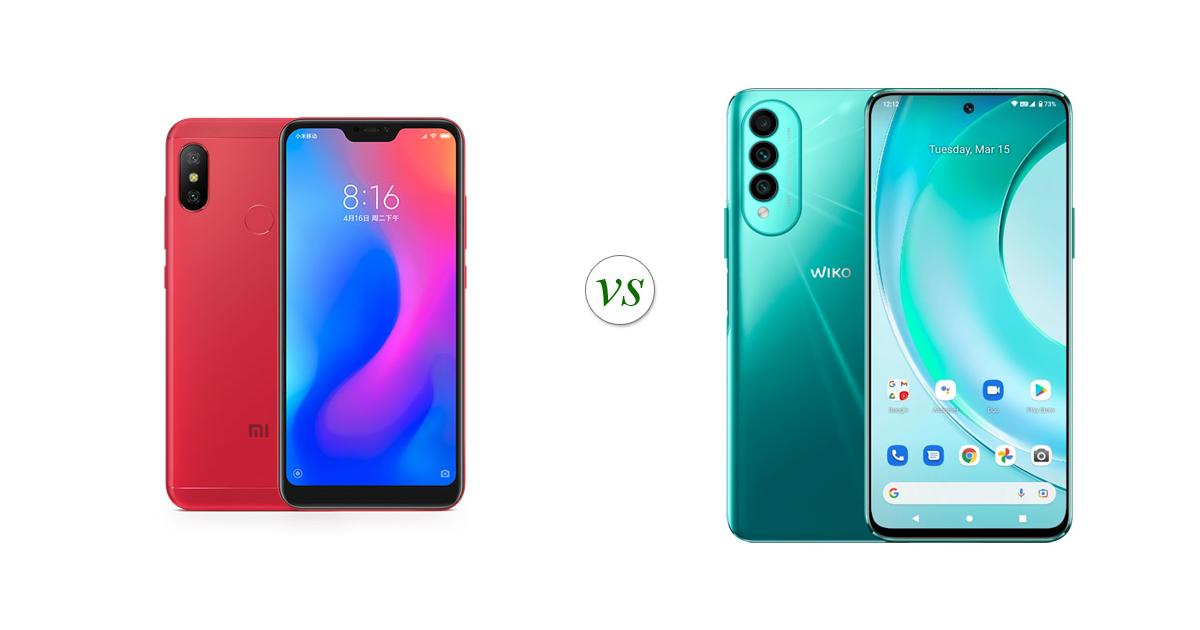 Xiaomi redmi 6 pro vs wiko t50 side by side specs comparison
