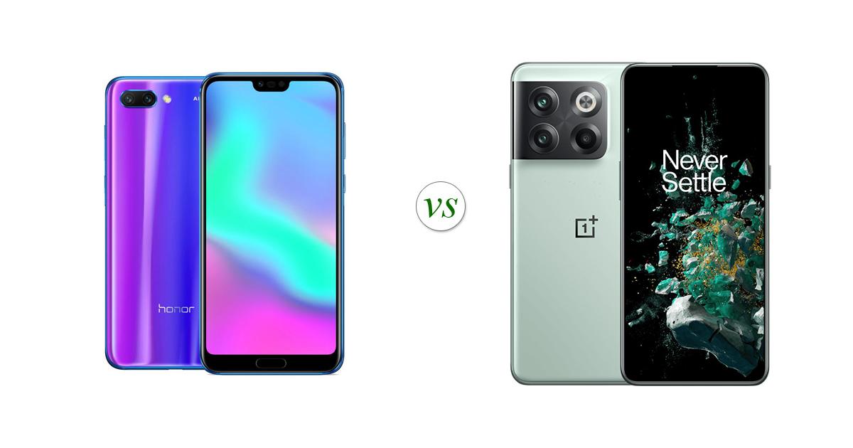 Honor 10 vs OnePlus 10T: Side by Side Specs Comparison