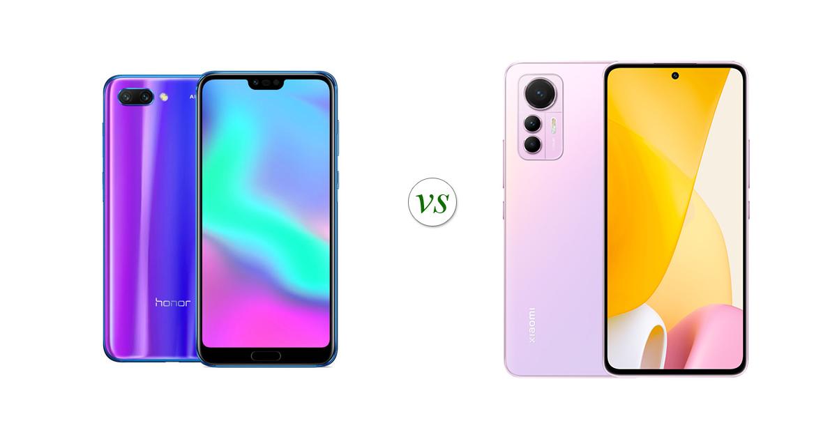 Honor 10 vs Xiaomi 12 Lite: Side by Side Specs Comparison