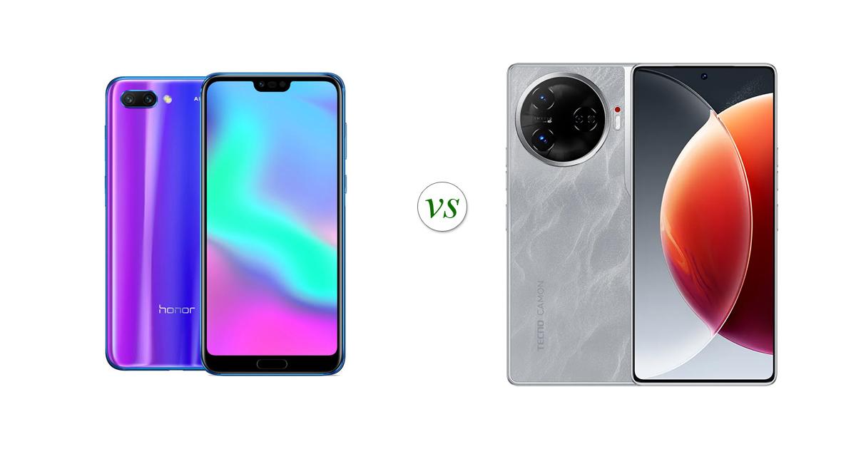 Honor 10 vs TECNO CAMON 30 Pro 5G: Side by Side Specs Comparison