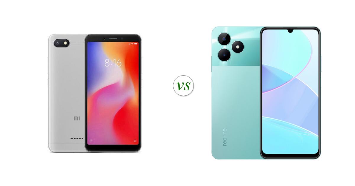 Xiaomi Redmi 6A (16GB) vs realme C51: Side by Side Specs Comparison
