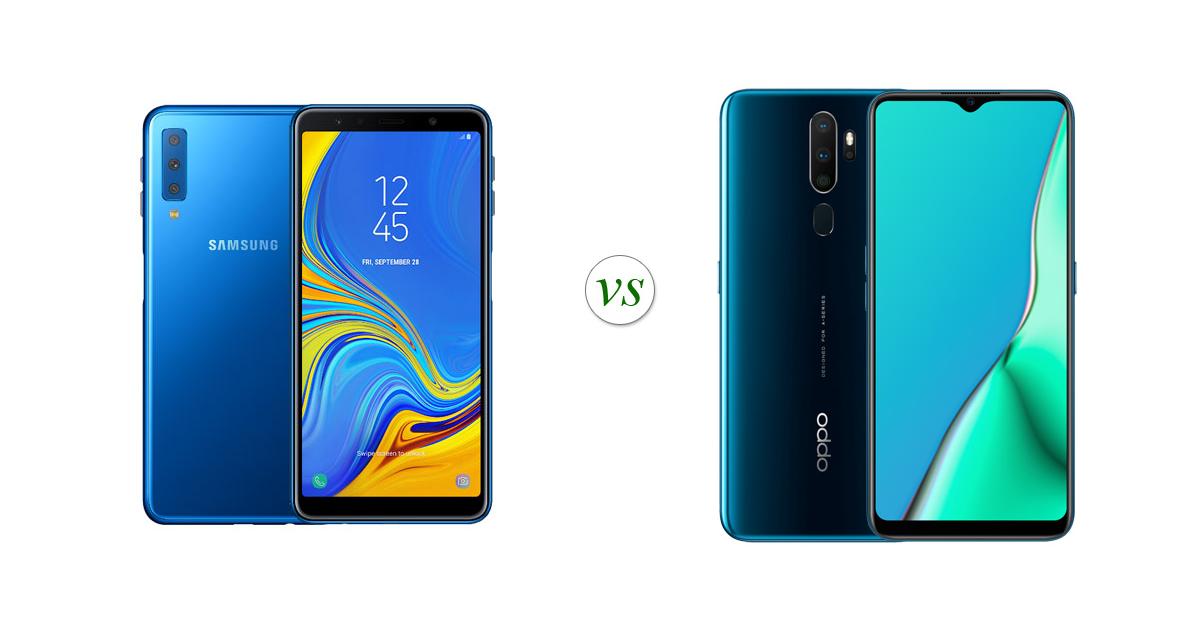 galaxy a7 oppo a5 2020