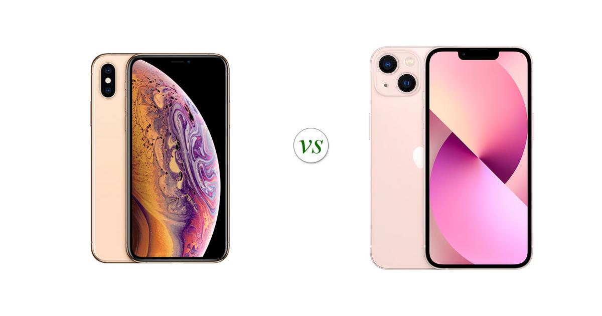 apple iphone 13 vs iphone xs specs