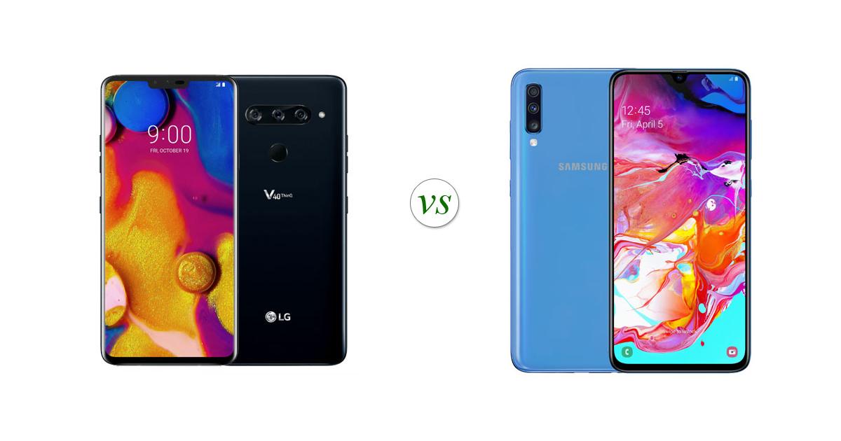 galaxy a70 v a40