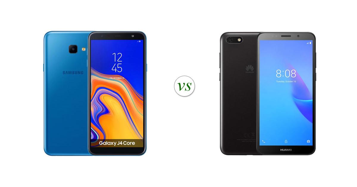 samsung galaxy j4 core vs huawei y5