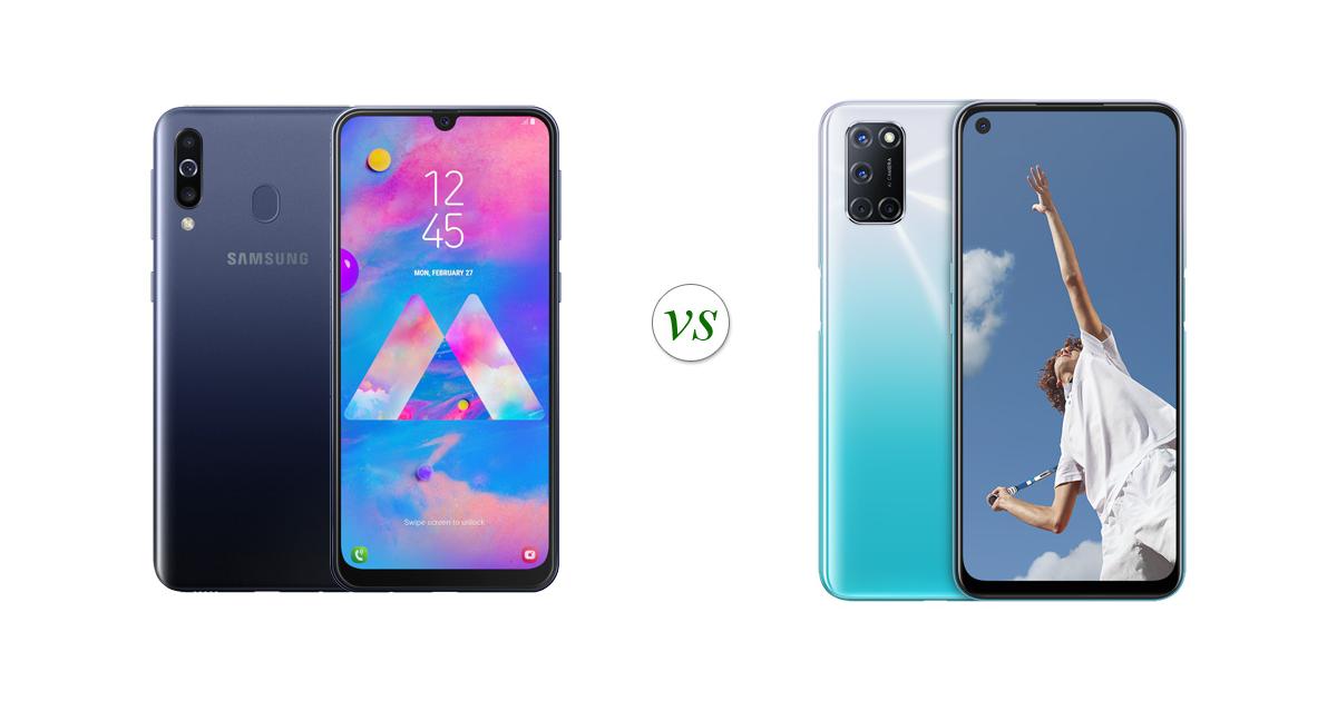 oppo a52 and samsung m31