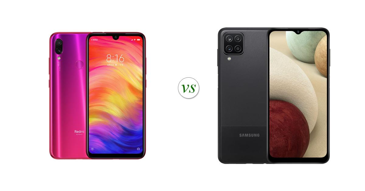 redmi note 7 vs galaxy a12