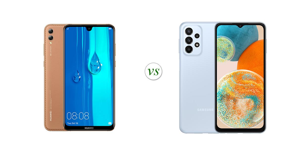 Huawei y max vs samsung galaxy a23 5g side by side specs comparison