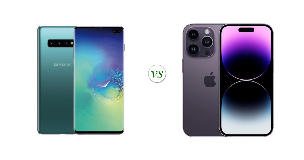 iphone 14 pro vs galaxy s10 plus