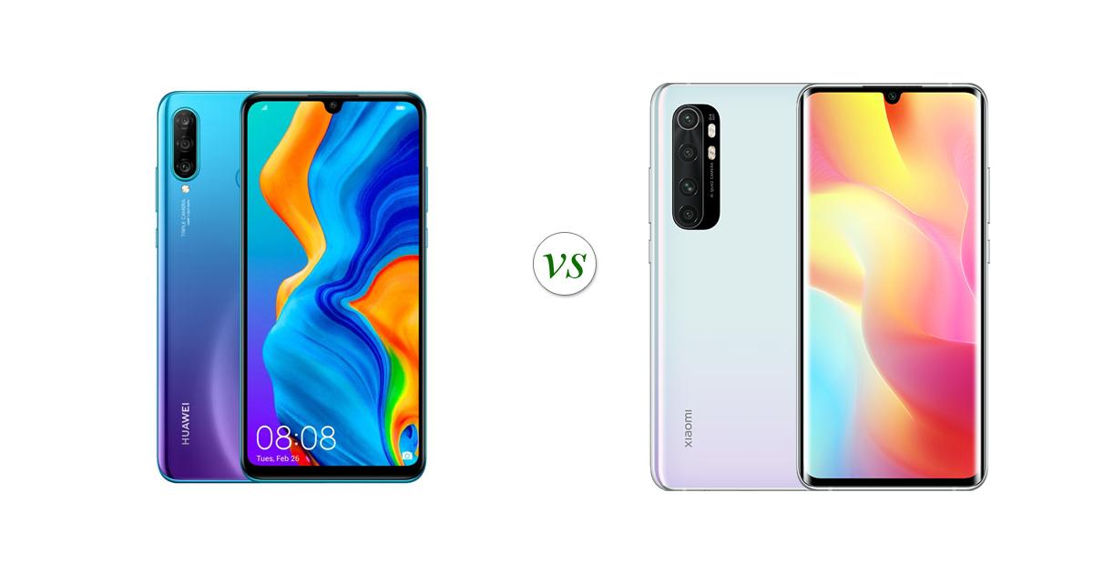 p30 lite vs mi note 10 lite