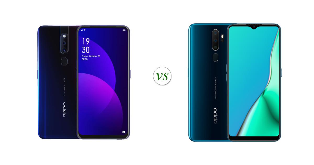 compare oppo f11 pro and oppo a9 2020