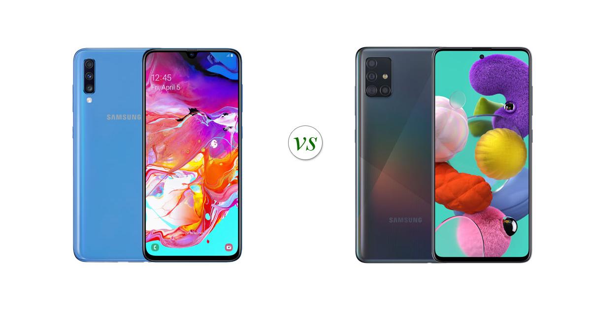 samsung a70 samsung a51