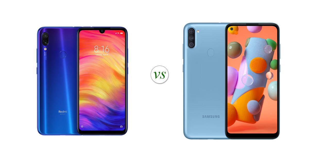 redmi note 7 vs samsung a11