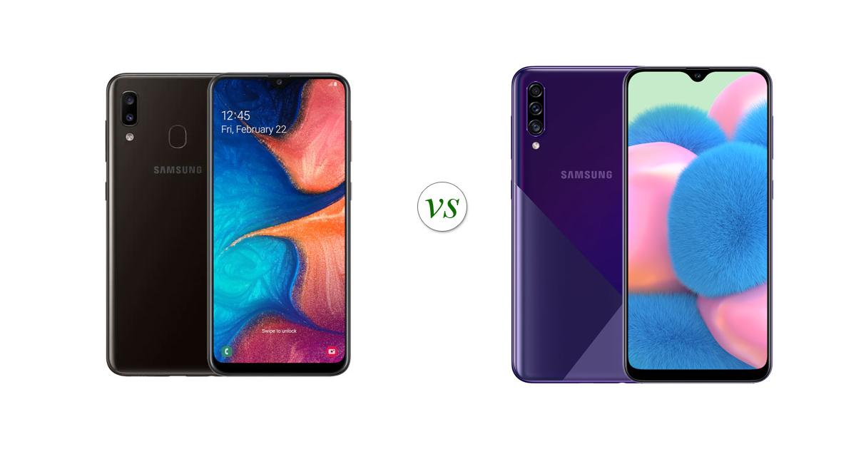 samsung a20 v a30