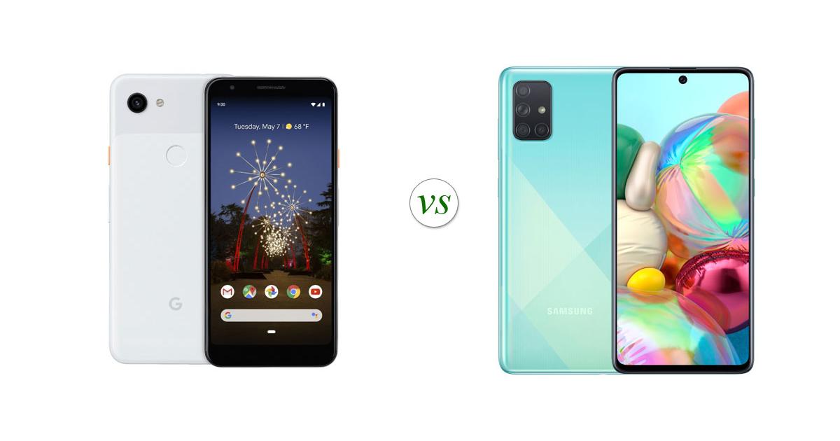 samsung a71 pixel 4a