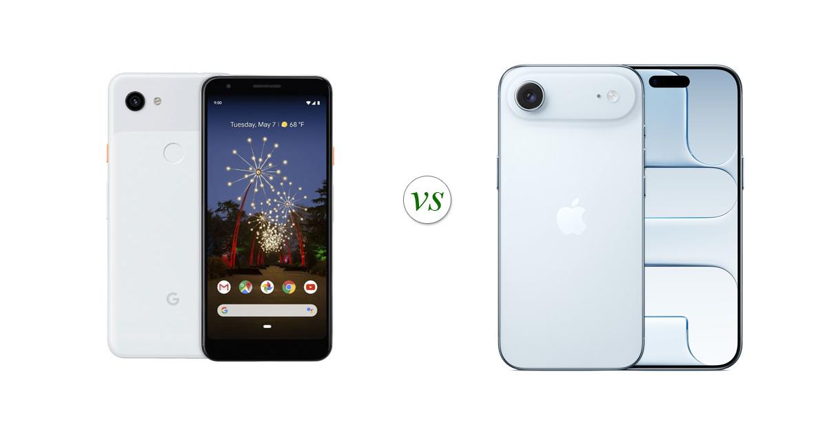 Google Pixel 3a vs Apple iPhone Air: Side by Side Specs Comparison