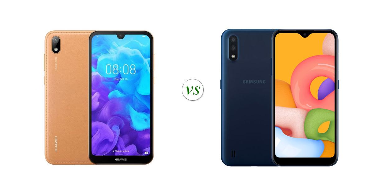 Huawei Y5 19 Vs Samsung Galaxy A01 Side By Side Specs Comparison