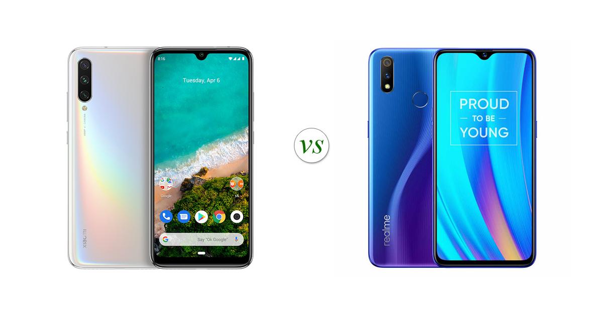 Xiaomi Mi A3 vs Realme 3 Pro Side by Side Specs Comparison