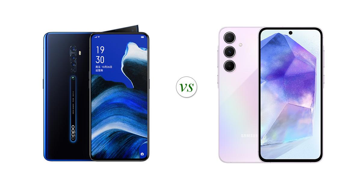 OPPO Reno 2 vs Samsung Galaxy A55 5G: Side by Side Specs Comparison
