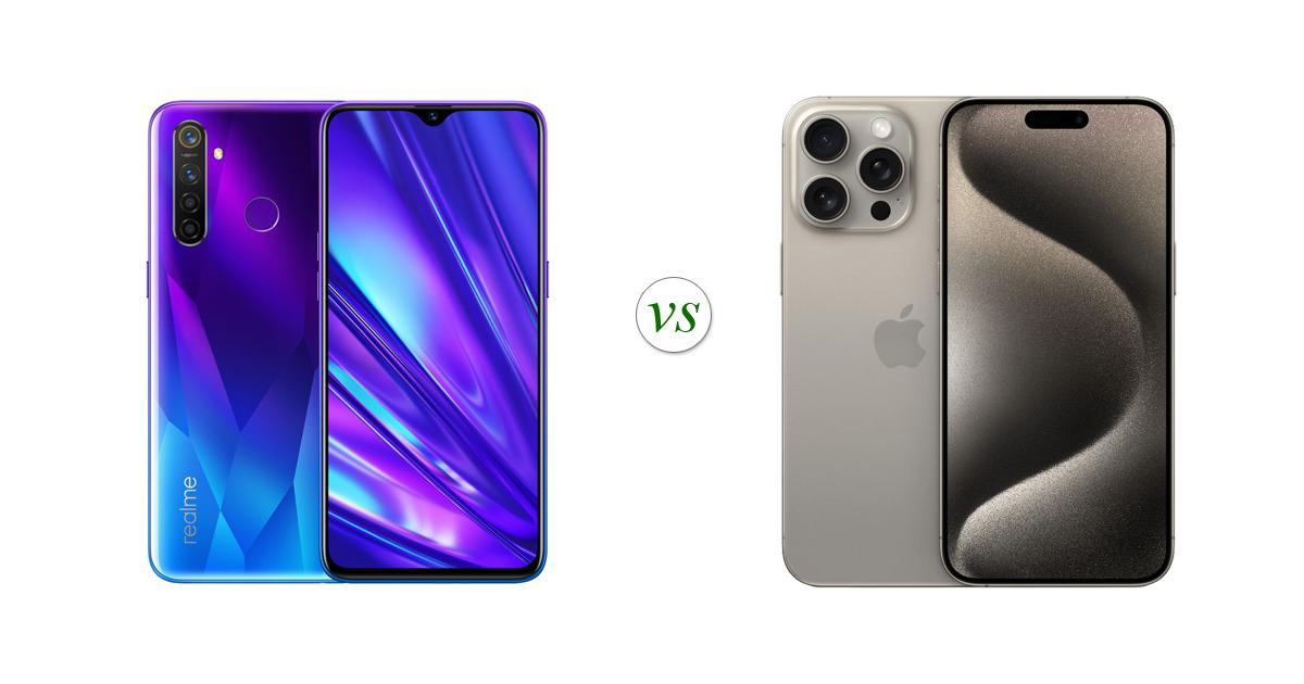 realme 12 pro plus 5g vs iphone 15 pro max