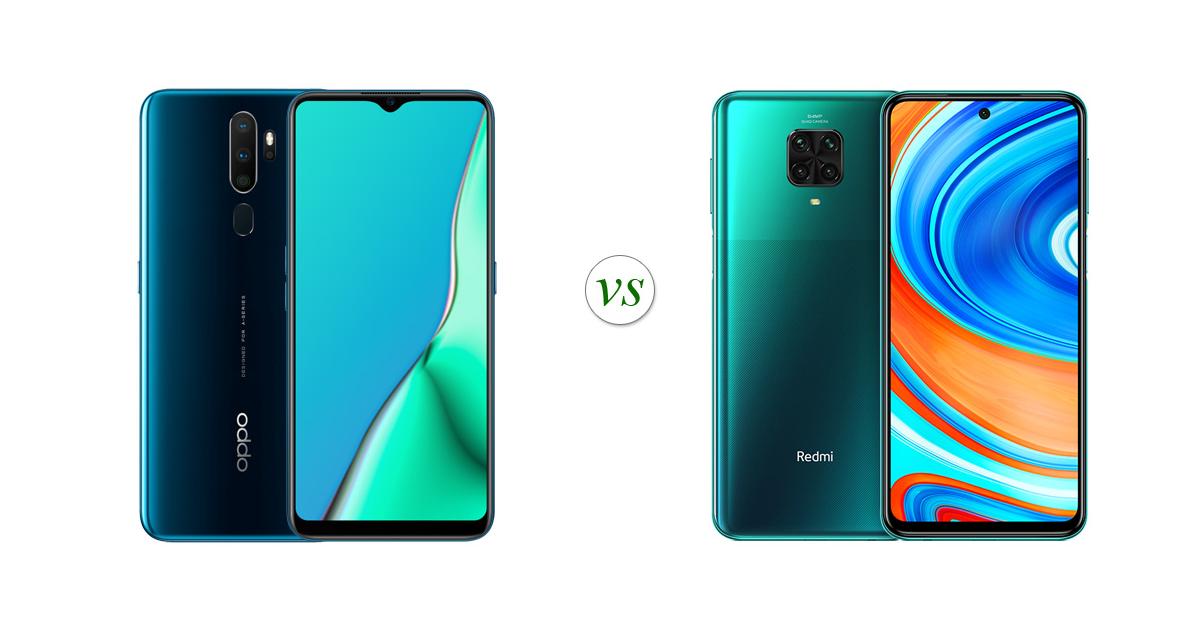 compare redmi note 8 pro and oppo a9 2020
