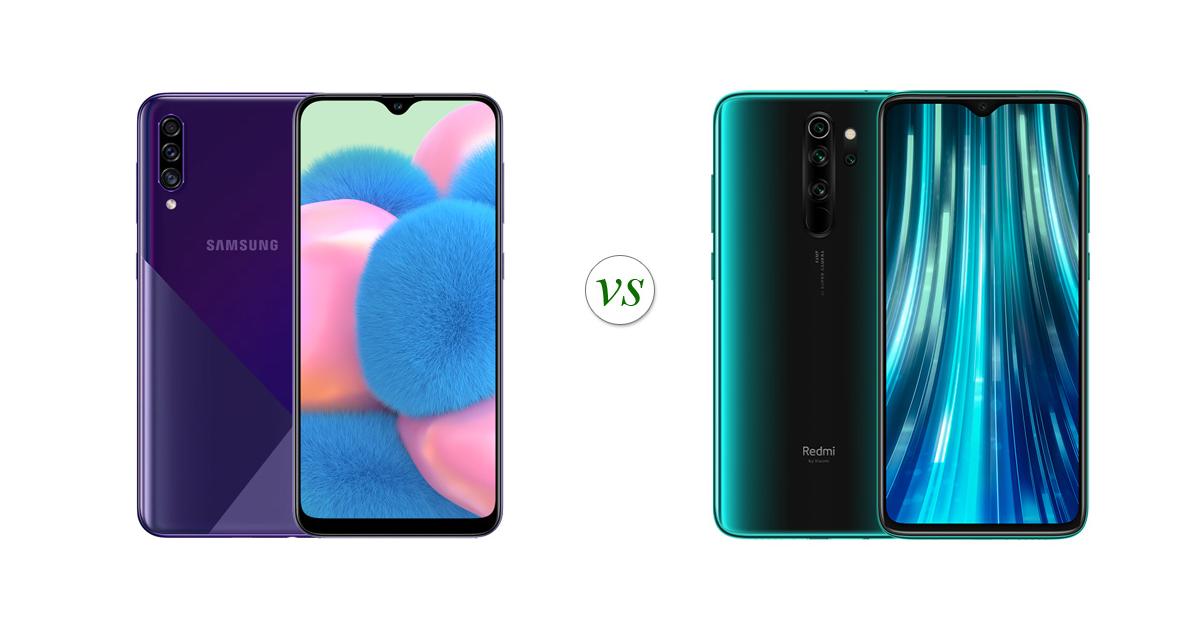 samsung galaxy a30s vs redmi note 8