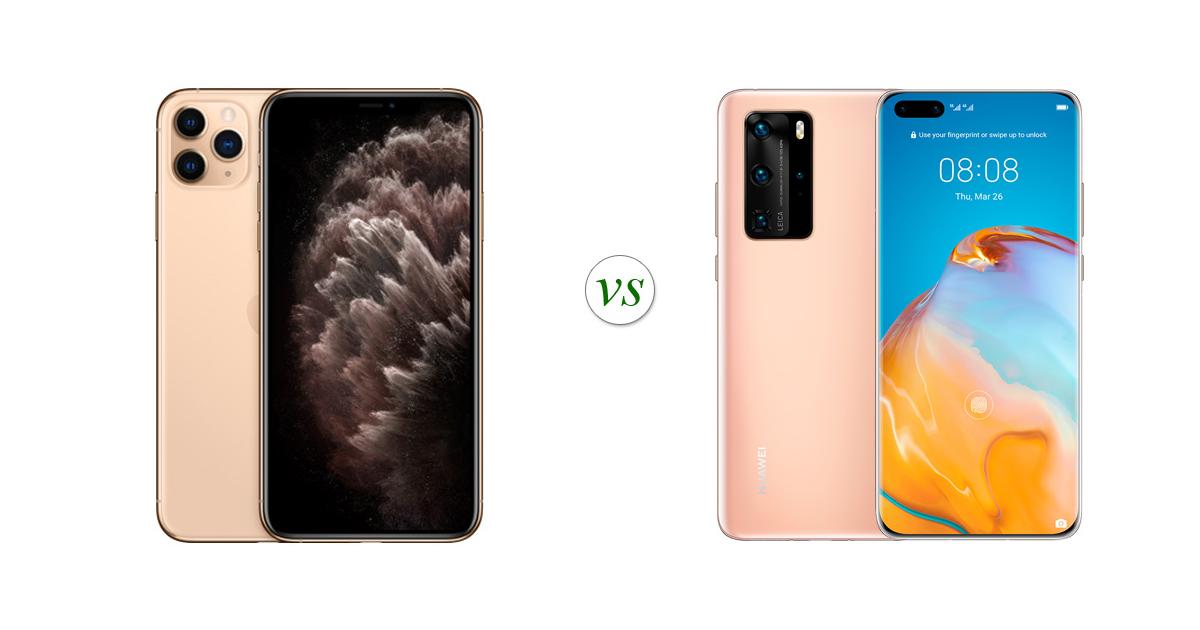 Apple iPhone 11 Pro Max vs Huawei P40 Pro Side by Side Specs Comparison