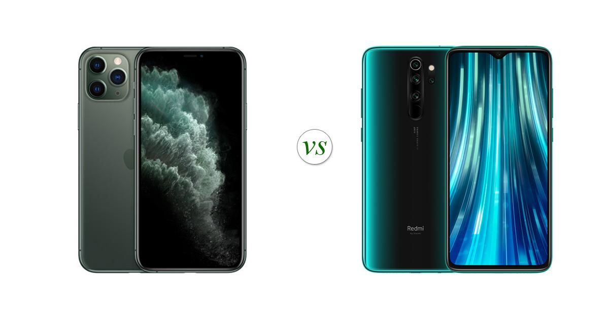 redmi note 8 vs iphone 11 pro max