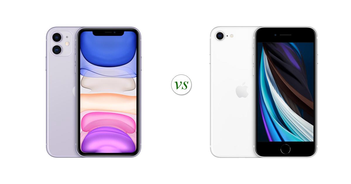 compare iphone 11 and iphone se