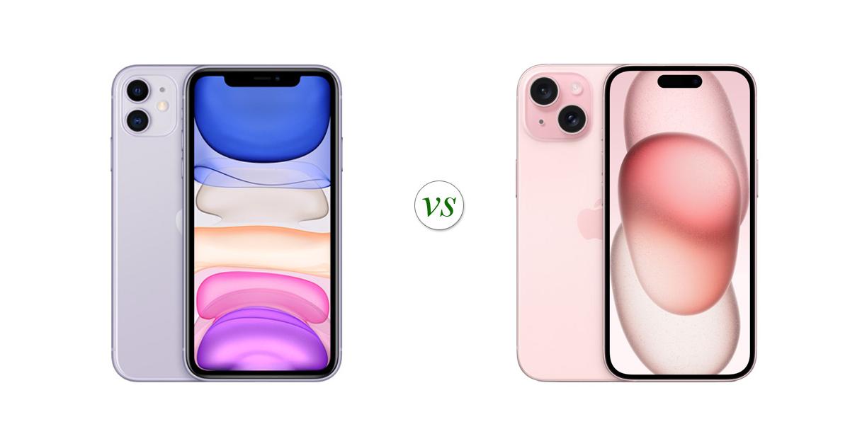 difference between iphone 15 and 11