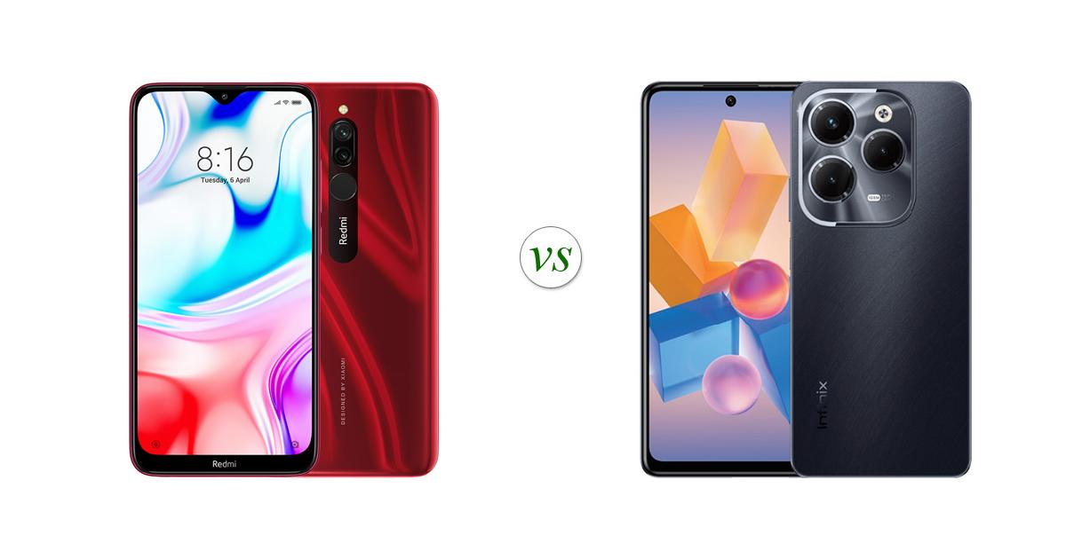 infinix hot.40 vs redmi note 8