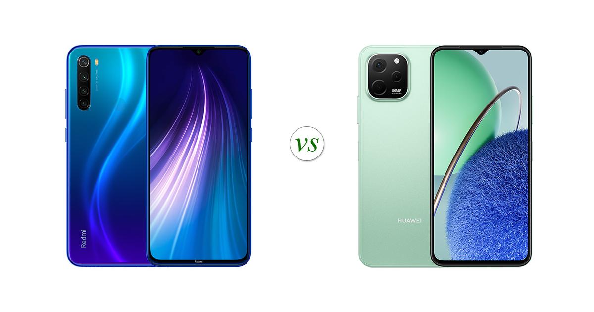 Xiaomi Redmi Note 8 vs Huawei nova Y61: Side by Side Specs Comparison