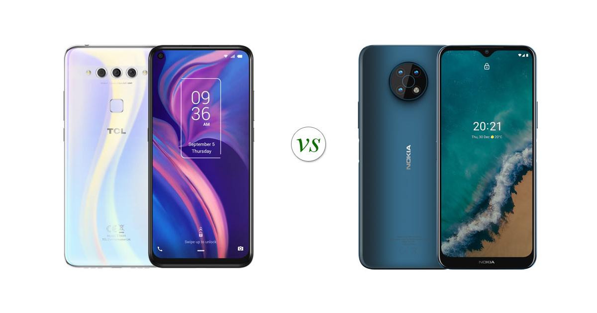 TCL Plex vs Nokia G50 Side by Side Specs Comparison