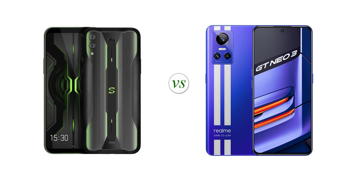 Xiaomi Black Shark 2 Pro vs realme GT Neo 3 Side by Side Specs Comparison
