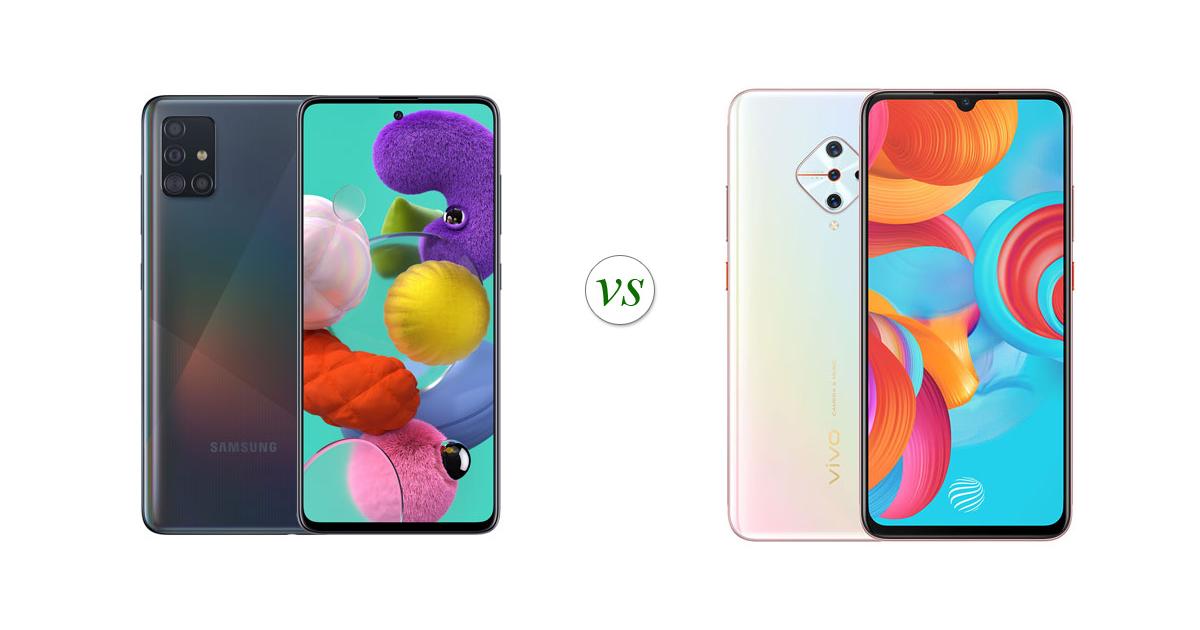 compare samsung a51 and vivo s1 pro
