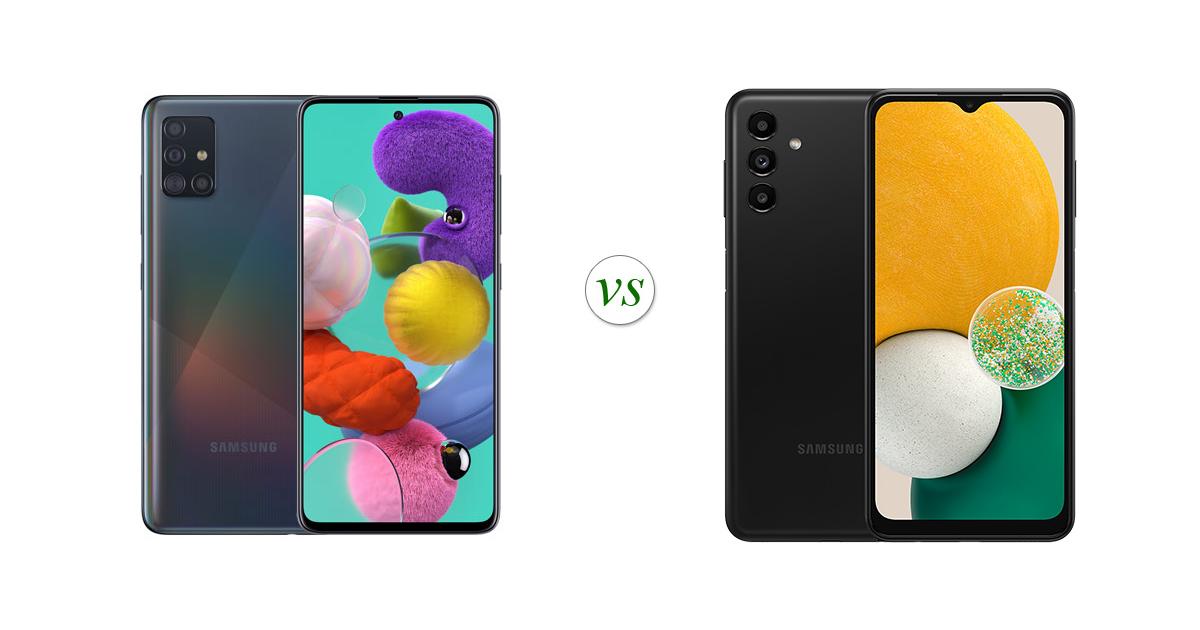 iphone 13 vs galaxy a51