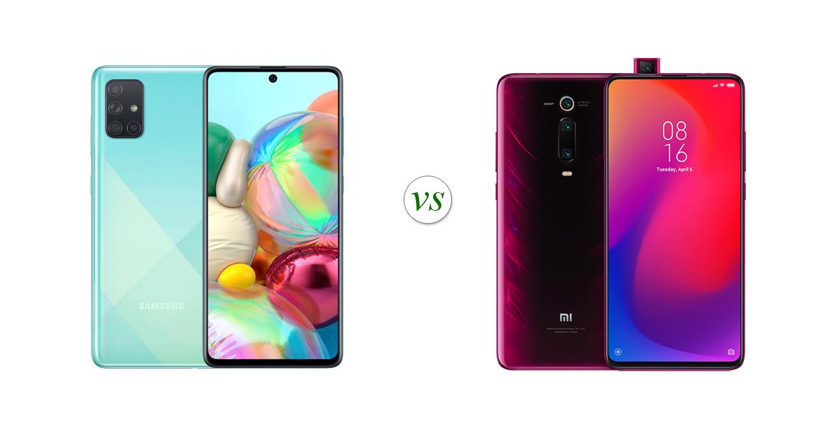 samsung a71 vs mi 9t