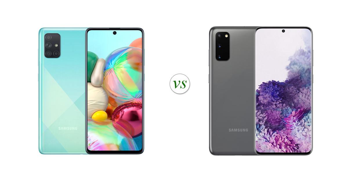 a71 vs s20 lite