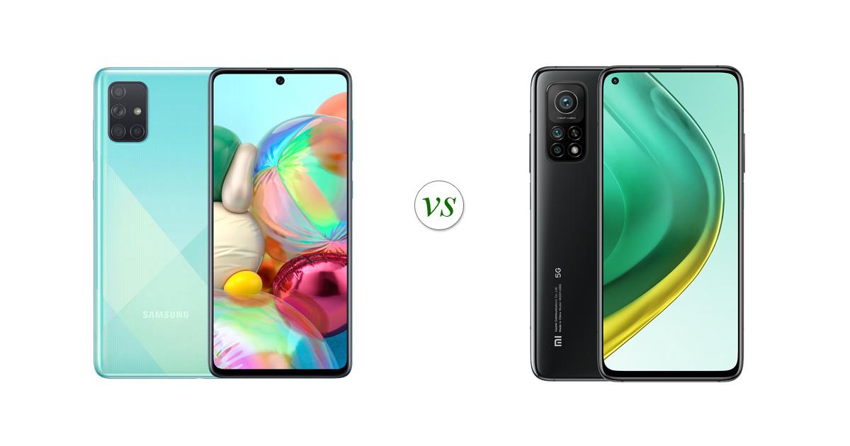 xiaomi mi 10t vs samsung a51